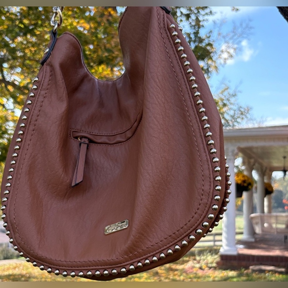 Jessica Simpson HOBO tote  studded  tan bag